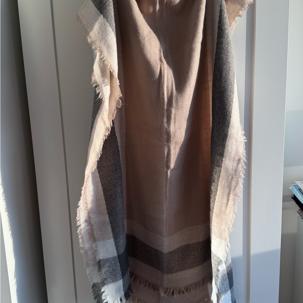 Women’s scarf, wool blend, long